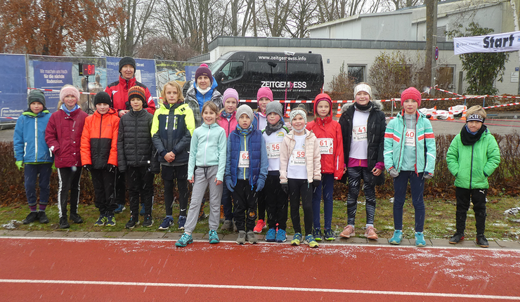 Gruppenbild mit den Kindern der SG Post/Süd Regensburg